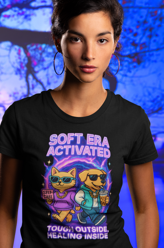 Soft Era Activated Tee – “Tough Outside, Healing Inside”