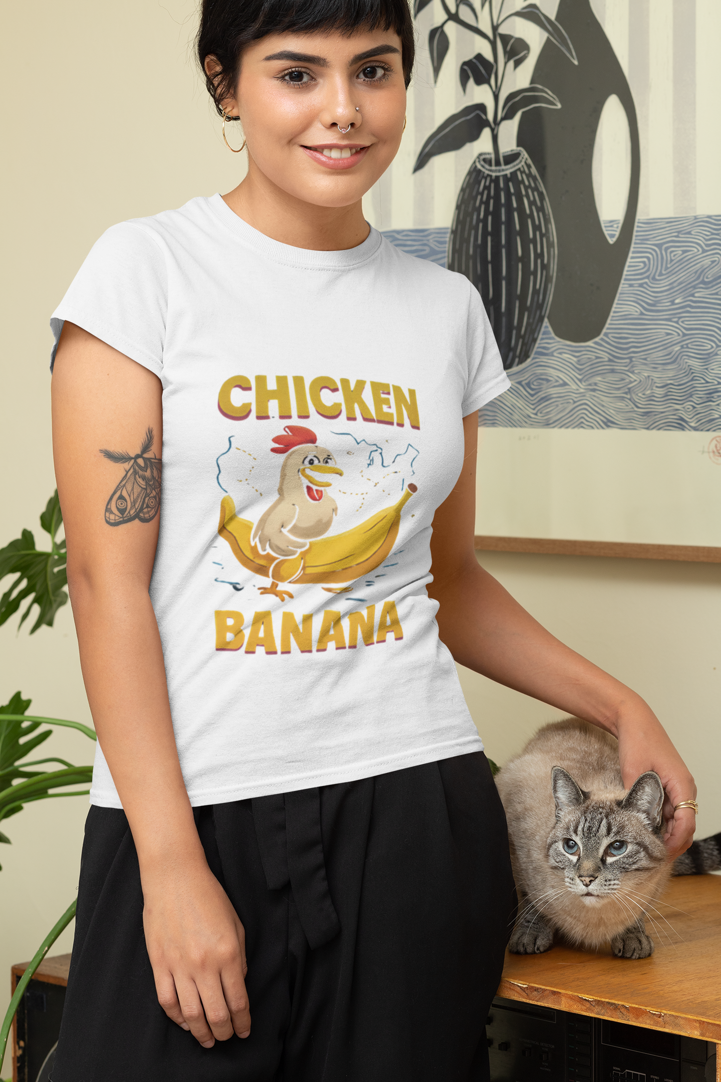 Viral Tee Co. limited run Chicken Banana