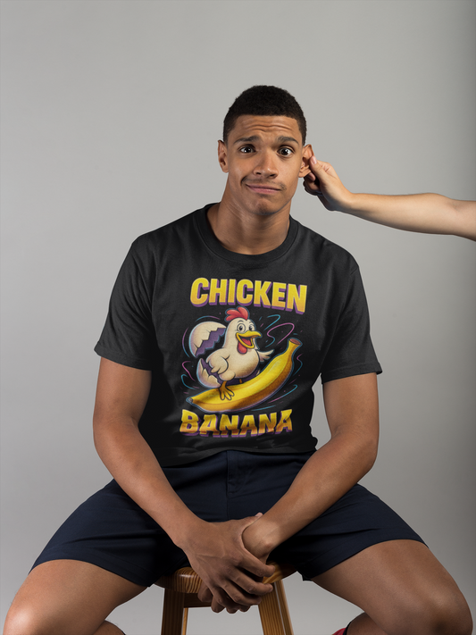 Chicken Riding a Banana Tee