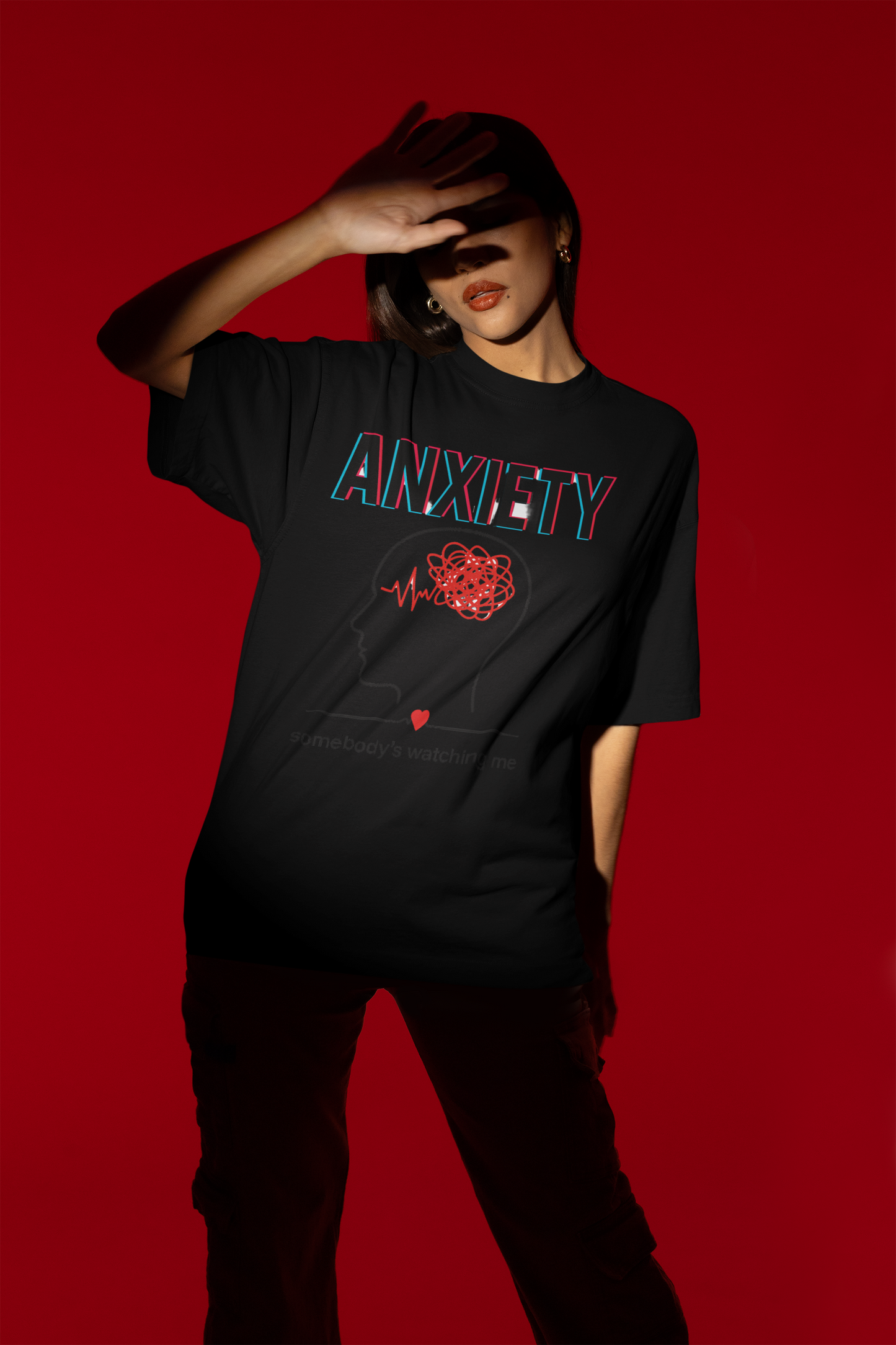 ANXIETY “Somebody’s Watching Me” Tee short sleeve