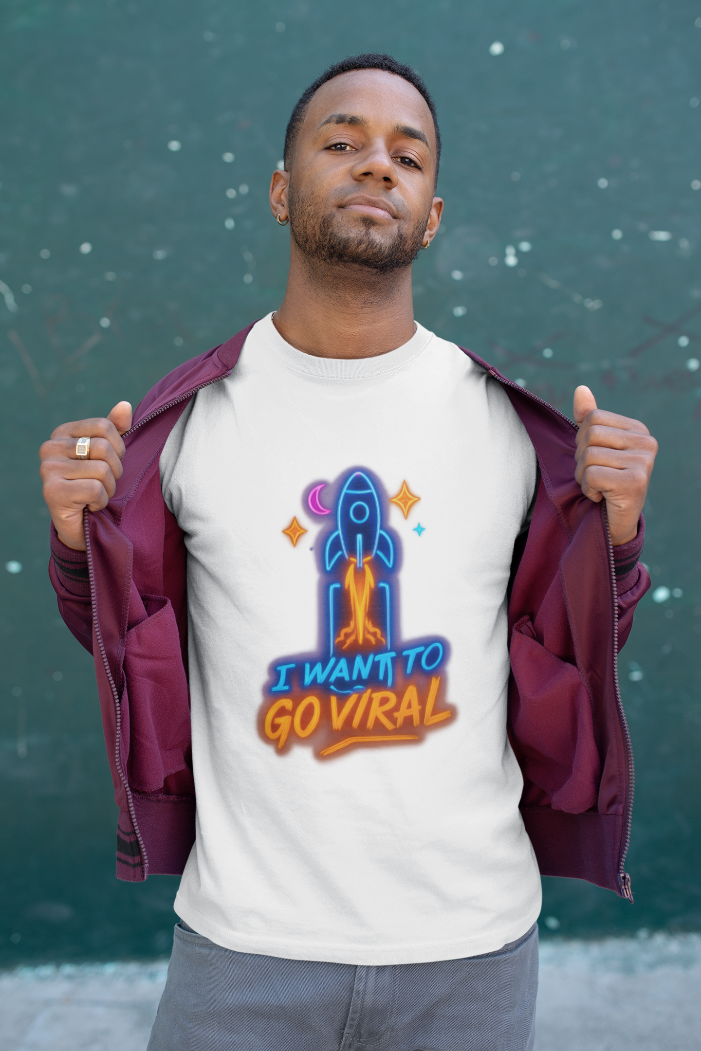 I Want to Go Viral Glow-in-the-Dark T-Shirt